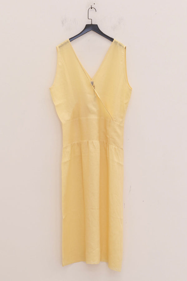 BASERANGE 25 Autumn/Winter GARLIN Dress Portugal BAS-DRGA-FL-AU25-ANA YELLOW